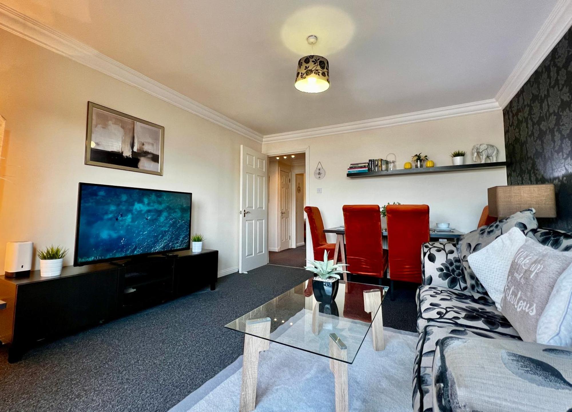 Ferienwohnung Stylish Modern Flat With Juliet Balcony & Parking Glasgow Exterior foto