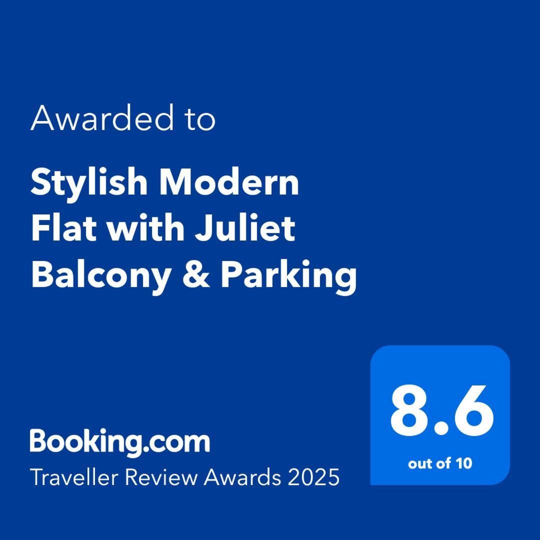 Ferienwohnung Stylish Modern Flat With Juliet Balcony & Parking Glasgow Exterior foto